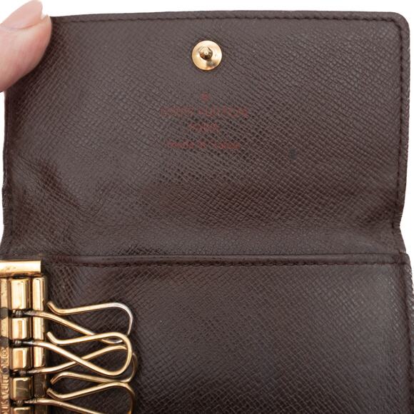 Authentic Louis Vuitton Damier Ebene Multicles 6 Key Holder 2007 France - Picture 13 of 16